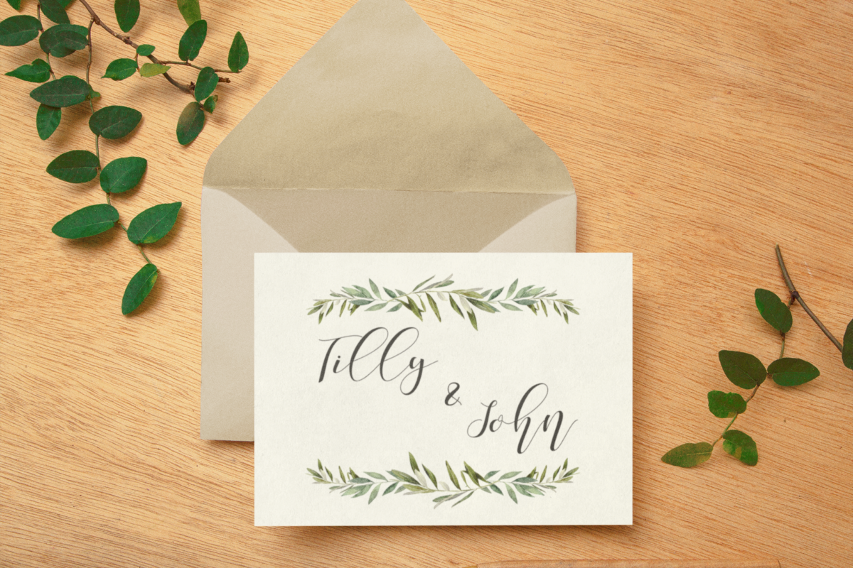 Wedding invitations design & printing